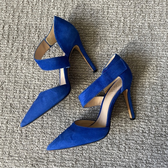 Vince Camuto D’Orsay Cobalt Blue Pumps, Size 6.5 - Picture 5 of 10